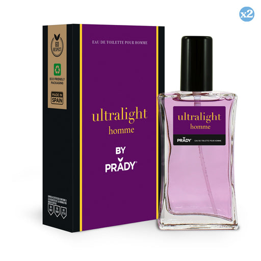 Lot de 2 - EAU DE TOILETTE ULTRALIGHT HOMME - Prady - 1