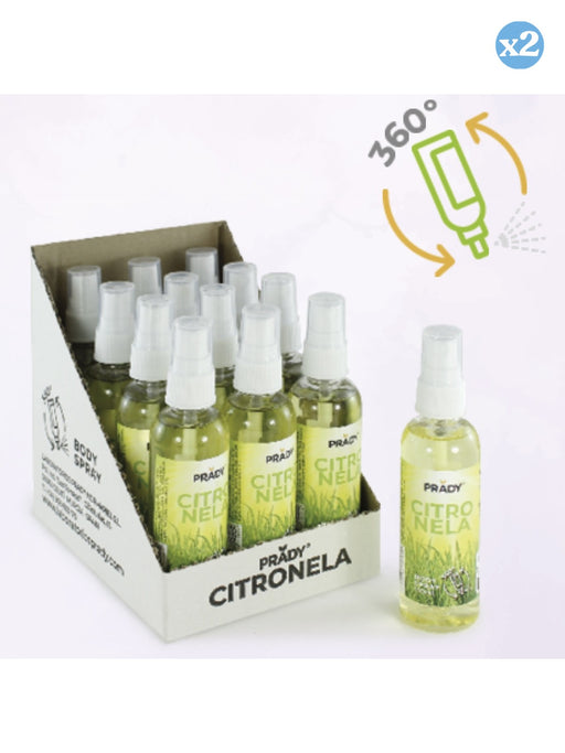 Pack 2x - Brume corporelle à la citronnelle - 100ml - Prady - Prady - 1