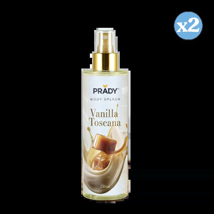Pack 2x - BRUME POUR LE CORPS À LA VANILLE TOSCANA - FEMME - Prady - 1