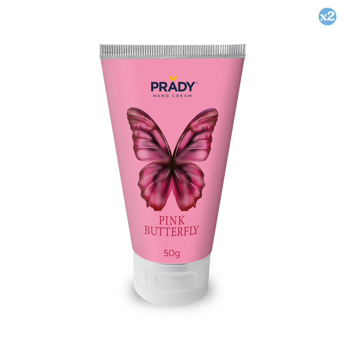 Pack 2x - CRÈME POUR LES MAINS PINK BUTTERFLY - Prady - 1