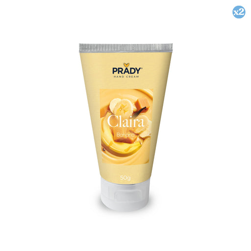 Pack 2x - TUBE 50GR CRÈME MAINS CLAIRA BANANA - Prady - 1