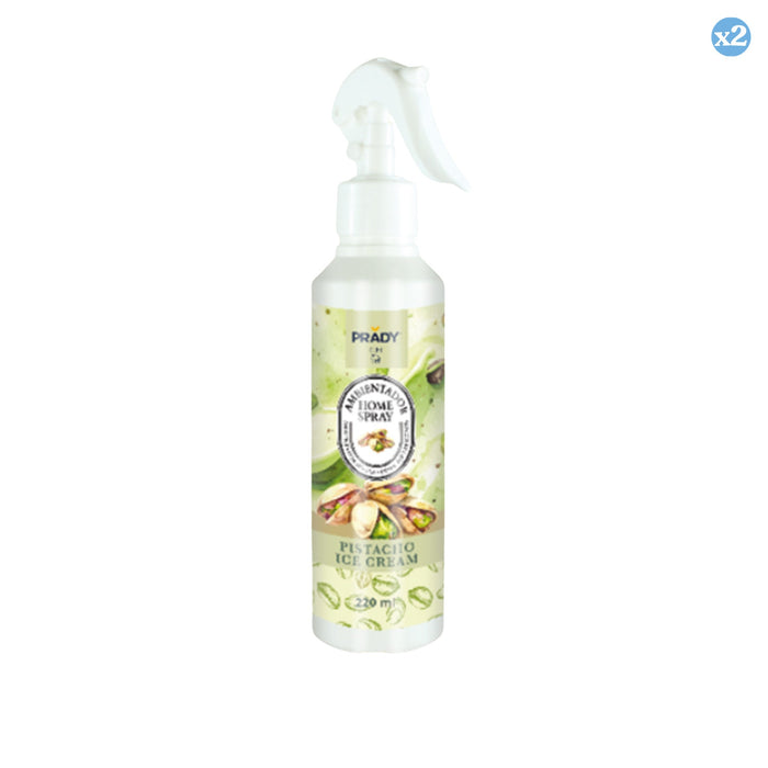 Pack 2x - Vaporisateur d'ambiance Home Spray Pistache Ice Cream - 220ml - Prady - Prady - 1