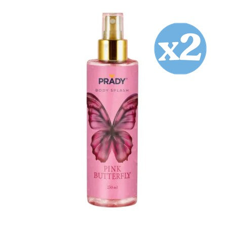 Pack 2x - Brume corporelle PINK BUTTERFLY PRADY 250ML - Prady - 1