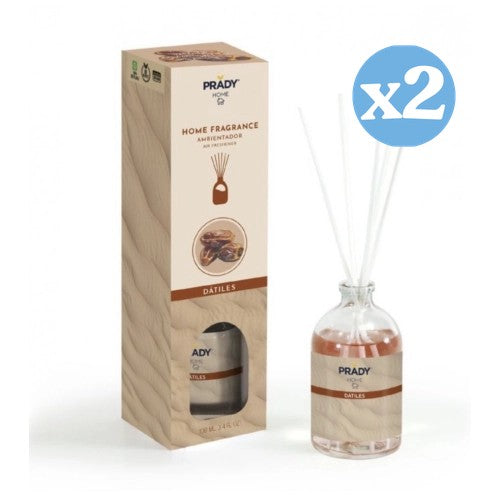 Pack 2x - PARFUM D'AMBIANCE MIKADO DATTES 100ML - Prady - 1