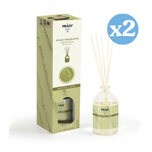 Pack 2x - PARFUM D'AMBIANCE MIKADO MATCHA LATTE 100ML - Prady - 1
