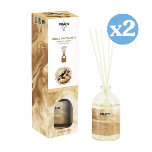 Pack 2x - MIKADO PARFUM D'AMBIANCE CAFÉ FRAPPÉ 100ML - Prady - 1