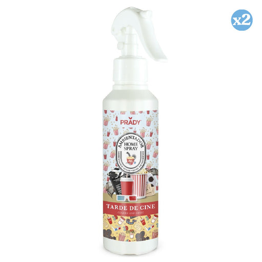 Pack 2x - SPRAY D'AMBIANCE TARDE DE CINÉMA 220 ML - Prady - 1