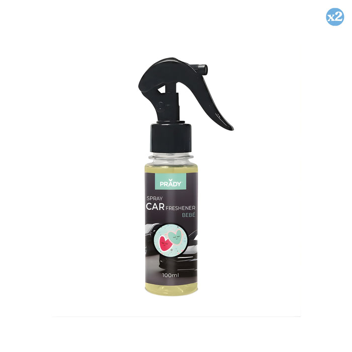 Pack 2x - DÉSODORISANT VOITURE BÉBÉ - 100ML - PRADY - Prady - 1
