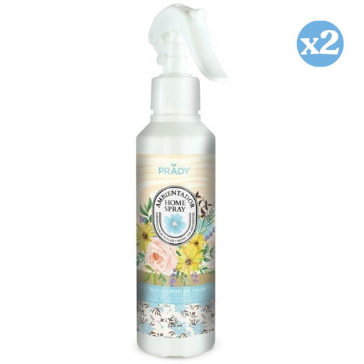 Pack 2x - DÉSODORISANT SPRAY D'AMBIANCE NEUTRALISANT D'ODEURS 220 ML - Prady - 1