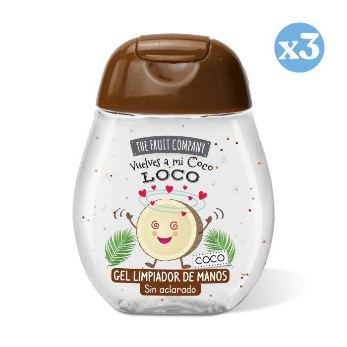 Pack 3x - Gel nettoyant pour les mains - Noix de coco - The Fruit Company - The Fruit Company - 1