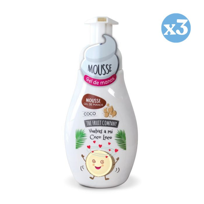 Lot de 3 - Savon pour les mains - Gel Mousse Noix de Coco - 250 ml - The Fruit Company - The Fruit Company - 1
