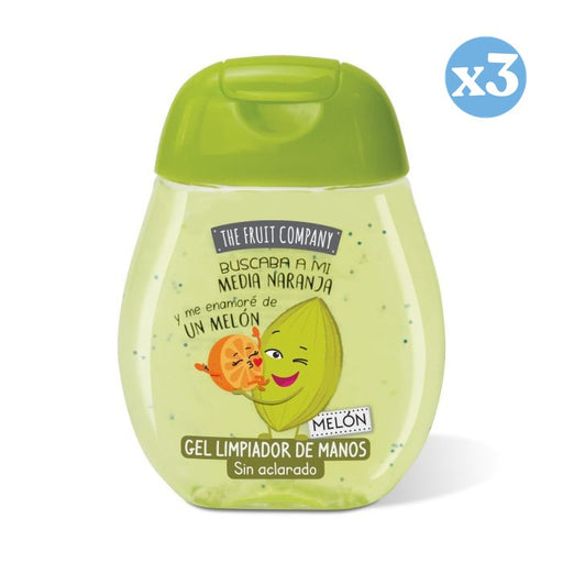 Pack 3x - GEL NETTOYANT POUR LES MAINS MELON - THE FRUIT COMPANY - The Fruit Company - 1