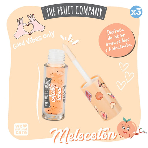 Pack 3x - HUILE À LÈVRES PÊCHE 3,6 G - THE FRUIT COMPANY - The Fruit Company - 2