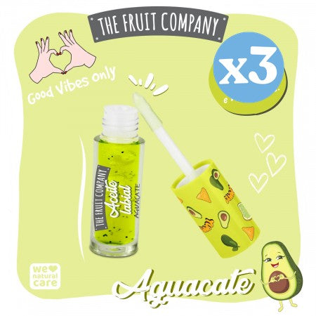 Pack 3x - HUILE À LÈVRES AVOCAT 3,6 G THE FRUIT COMPANY - The Fruit Company - 2