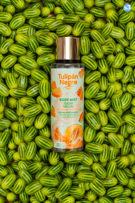Pack 3x - Brume pour le corps Tulipe Noire Melon Sucre 250 ml - Tulipan Negro - 1