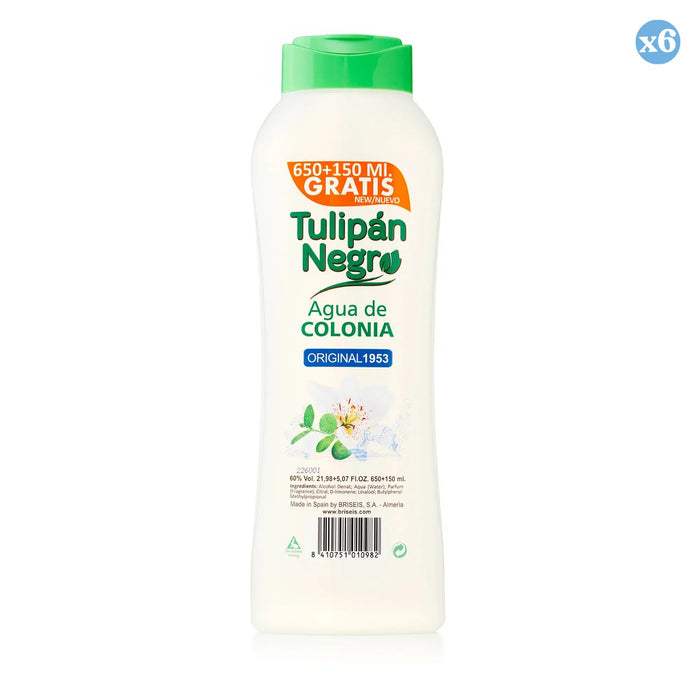 Pack 6x - EAU DE COLOGNE TN ORIGINAL 1953 800 ML - Tulipan Negro - 1