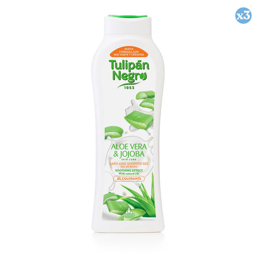 Pack 3x - Gel de baño Tulipán Negro Aloe Vera 650 ml - Tulipan Negro - 1