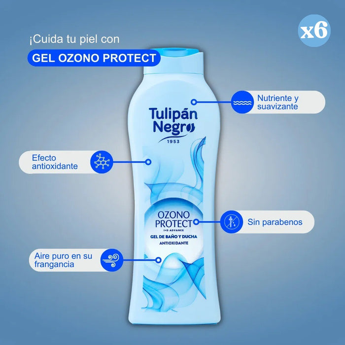 Pack 6x - GEL TULIPAN NEGRO OZONO PROTECT 650 ML - Tulipan Negro - 3