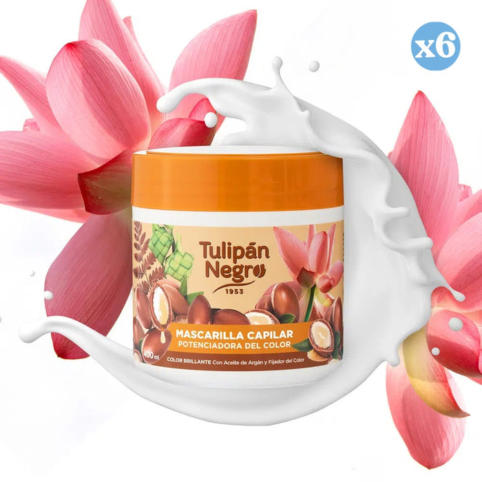 Pack 6x - MASQUE MICELLAIRE TN PUISSANT COLORANT 400ML - Tulipan Negro - 3