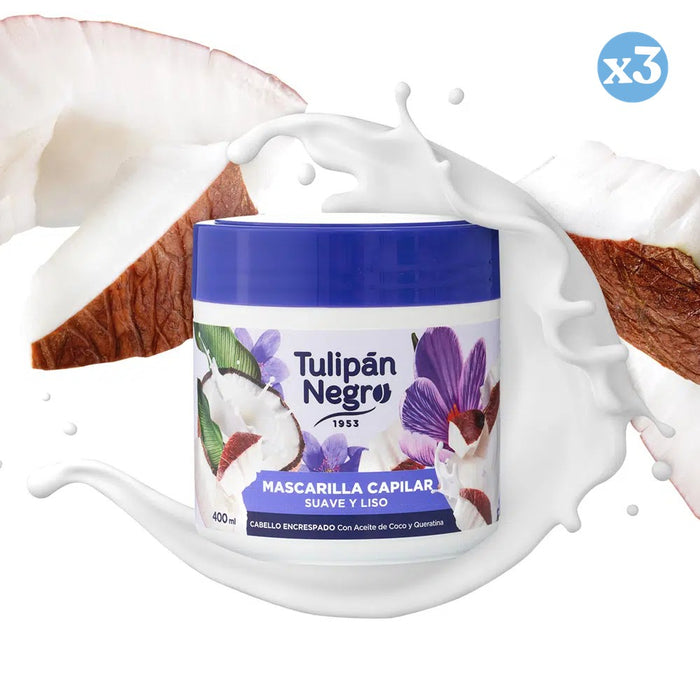 Pack 3x - MASQUE MICELLAIRE TN DOUX ET LISSE 400ML - Tulipan Negro - 3