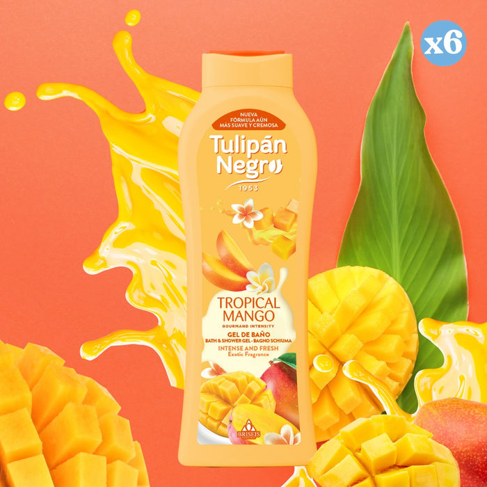 Pack 6x - Gel douche Tulipe Noire Tropical Mangue - Tulipan Negro - 2