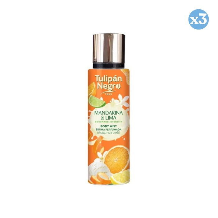 Pack 3x - Brume pour le corps Mandarine et Citron vert - Tulipan Negro - 1