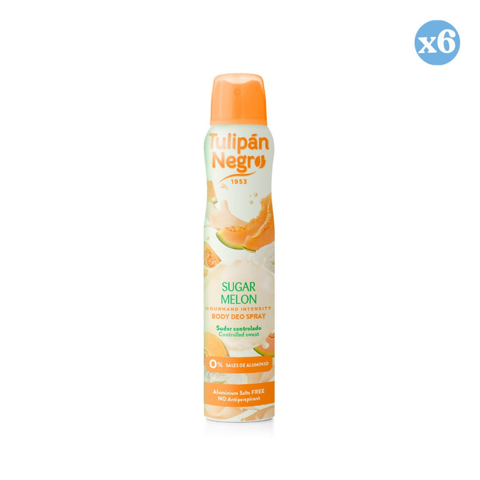 Pack 6x - Déodorant Spray Sugar Melon - Tulipan Negro - 1