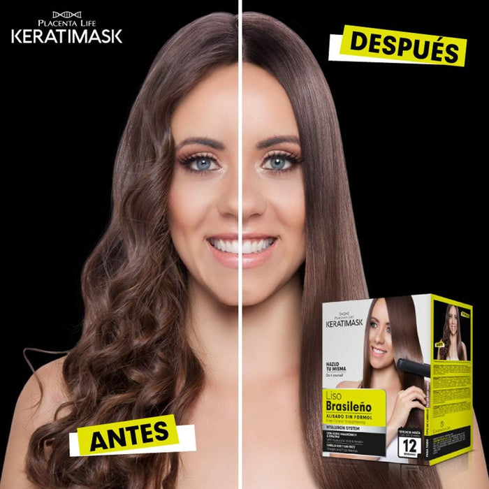 Pack 2 Lissage Brésilien Keratimask sans Formol - Be Natural - 6