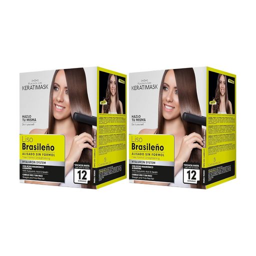Pack 2 Lissage Brésilien Keratimask sans Formol - Be Natural - 1