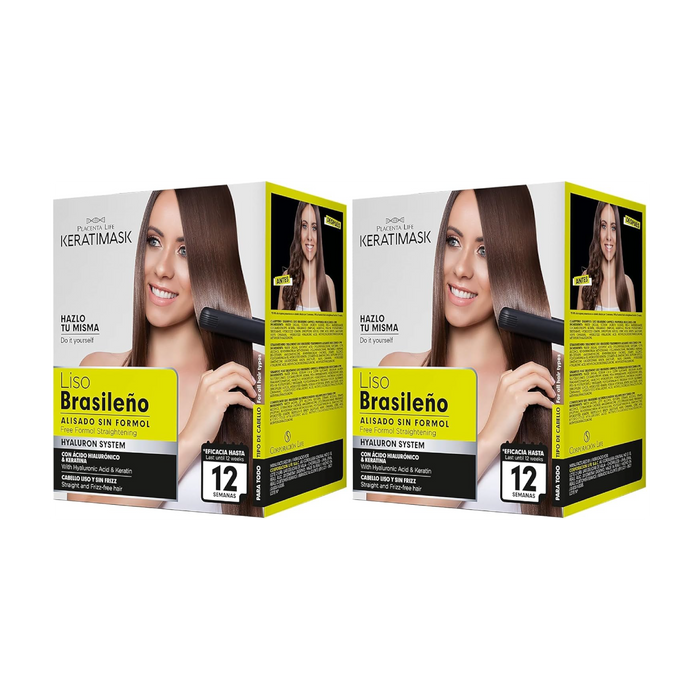 Pack 2 Lissage Brésilien Keratimask sans Formol - Be Natural - 1