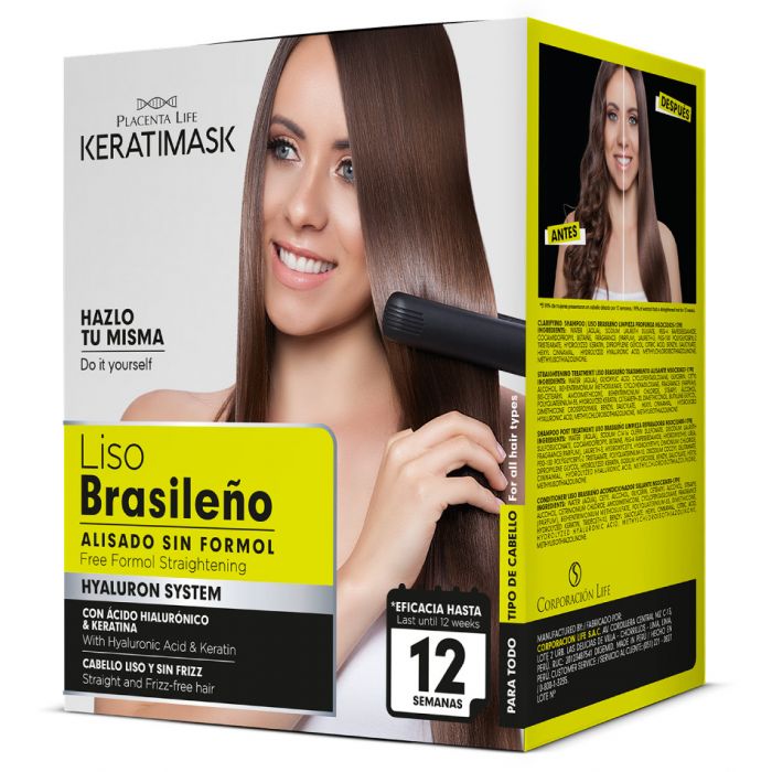 Pack 2 Lissage Brésilien Keratimask sans Formol - Be Natural - 2