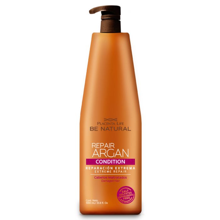 Revitalisant Réparateur à l'Argan - Be Natural : 1L - 1