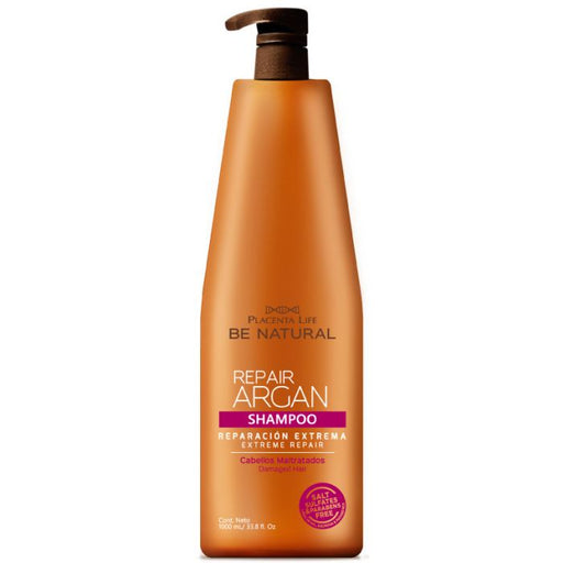 Shampoing Réparateur Argan - 1l - Be Natural - 1