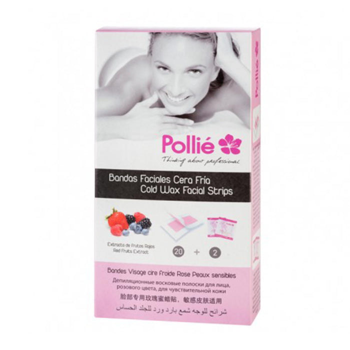 Bandes Faciales - Cire Froide Fruits Rouges - Pollié - 1