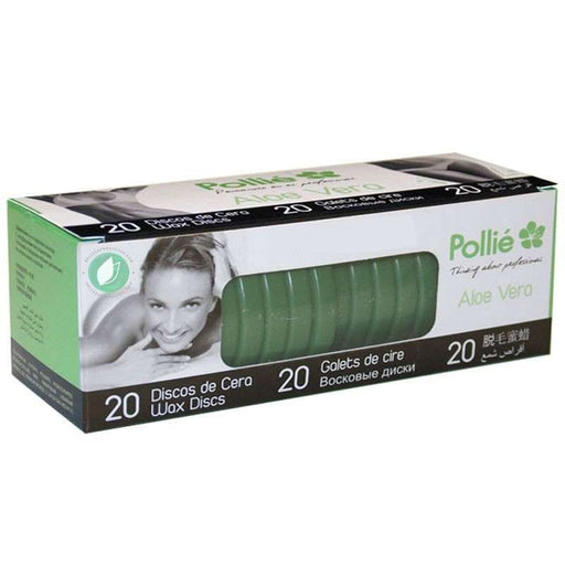 Coffret 20 Disques de Cire Chaude - Aloe Vera - Pollié - 1