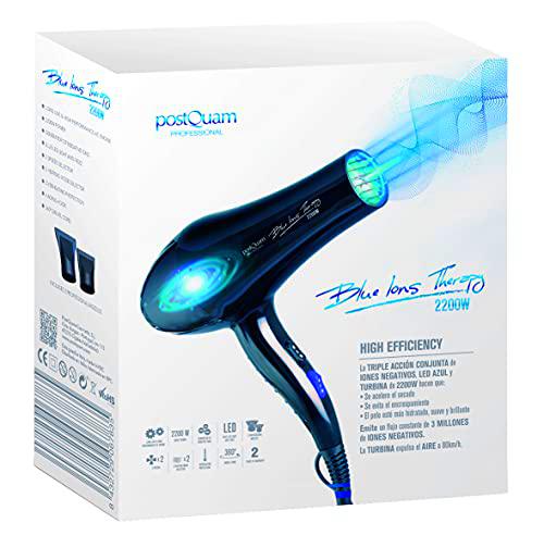 Sèche-cheveux Ionique Blue Ions Therapy 2200w - Postquam - 1