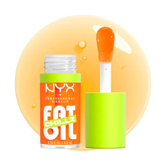 Fat Oil Chillz Aceite Labial - Efecto frío - 8 ml - Nyx : Citrus Chiller 4,8 ml - 1