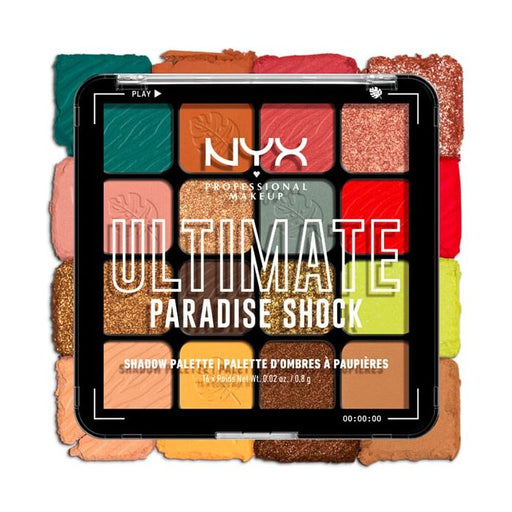 Palette d'ombres à paupières Paradise Shock Ultimate Shadow - Nyx - 1