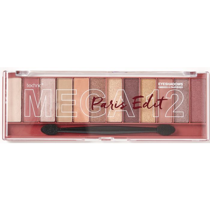 Palette de fards à paupières Mega 12 - Technic Cosmetics : Paris Edit - 1
