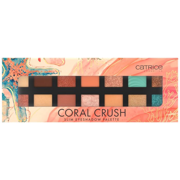 Palette de fards à paupières Slim - Catrice : Coral Crush - 1
