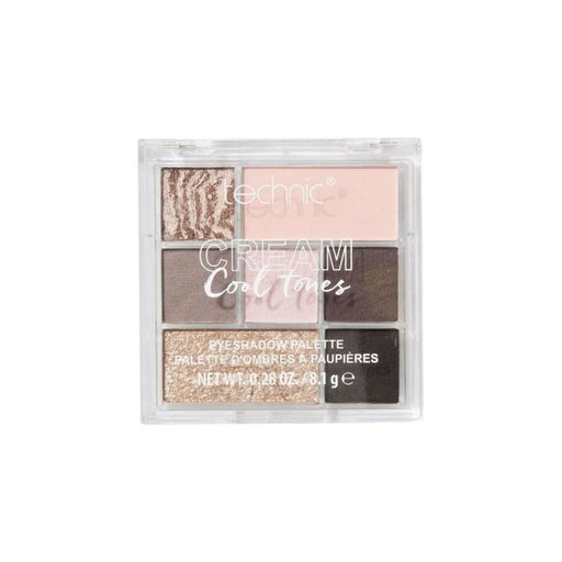 Technic Cosmetics - Paleta de Sombras Cream Cool Tones - 7 tonos - Paleta compacta - Technic Cosmetics - 1