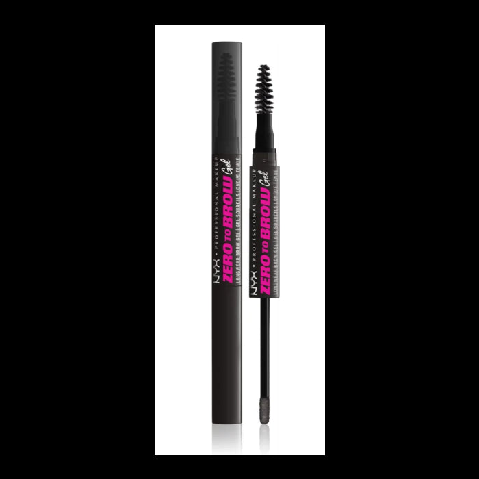 Gel à sourcils Zero to Brow Gel 2 ml - Nyx : 08 Black - 1