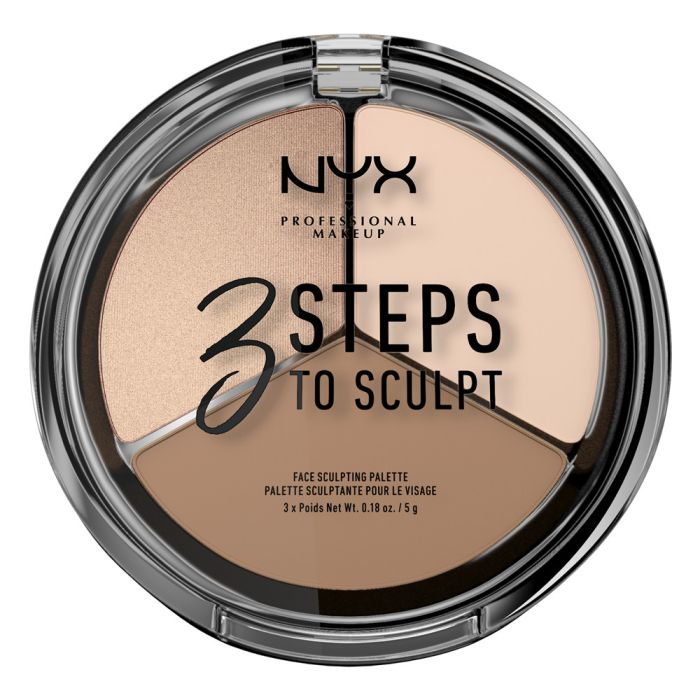 Palette correcteur de visage Steps to Sculpt - Nyx : Fair - 1