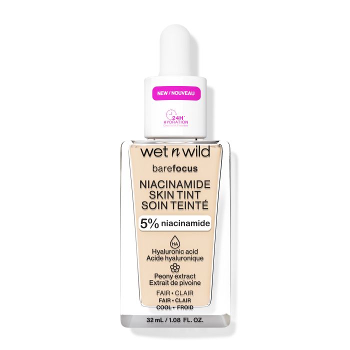 Base de Maquillaje Bare Focus Niacinamide Skin Tint - Wet N Wild: Fair - 1