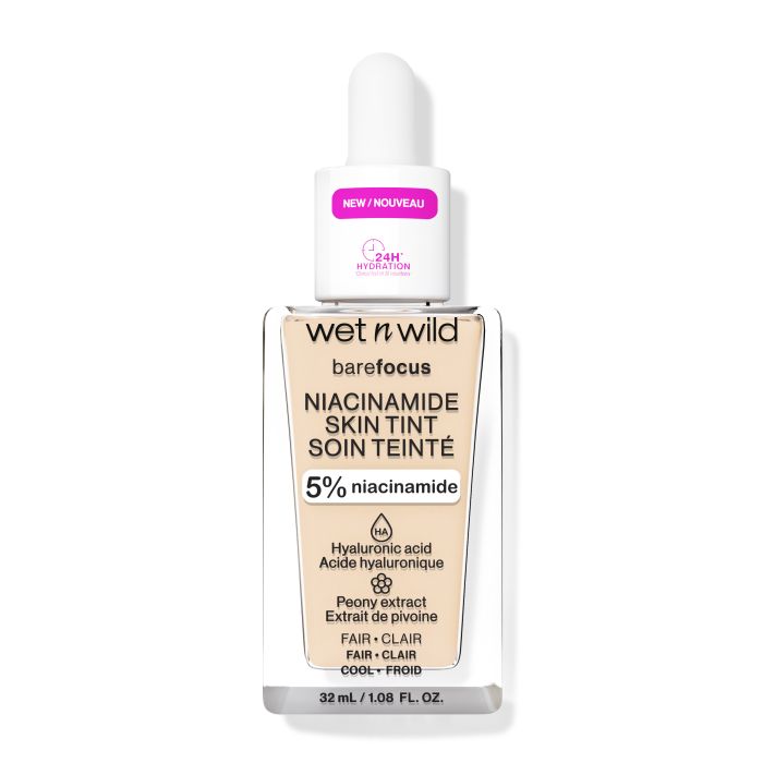 Base de Maquillaje Bare Focus Niacinamide Skin Tint - Wet N Wild : Fair - 1