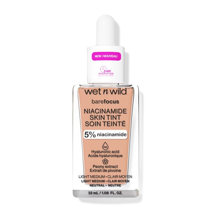 Base de Maquillaje Bare Focus Niacinamide Skin Tint - Wet N Wild : Natural Light - 1