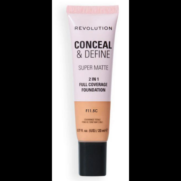 Fond de teint Conceal & Define - Make Up Revolution : F11.5C - 1