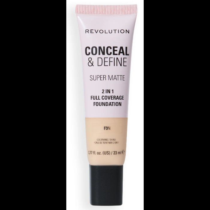 Fond de teint Conceal & Define - Make Up Revolution : F3N - 1