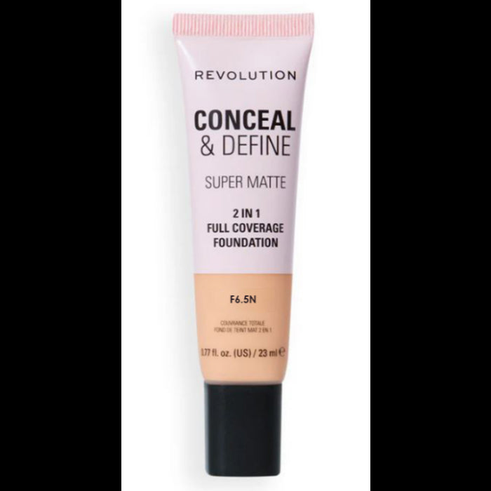 Fond de teint Conceal & Define - Make Up Revolution : F6.5N - 1