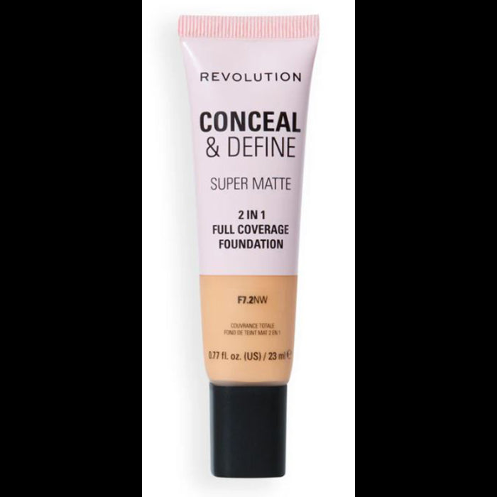 Fond de teint Conceal & Define - Make Up Revolution : F7.2NW - 1